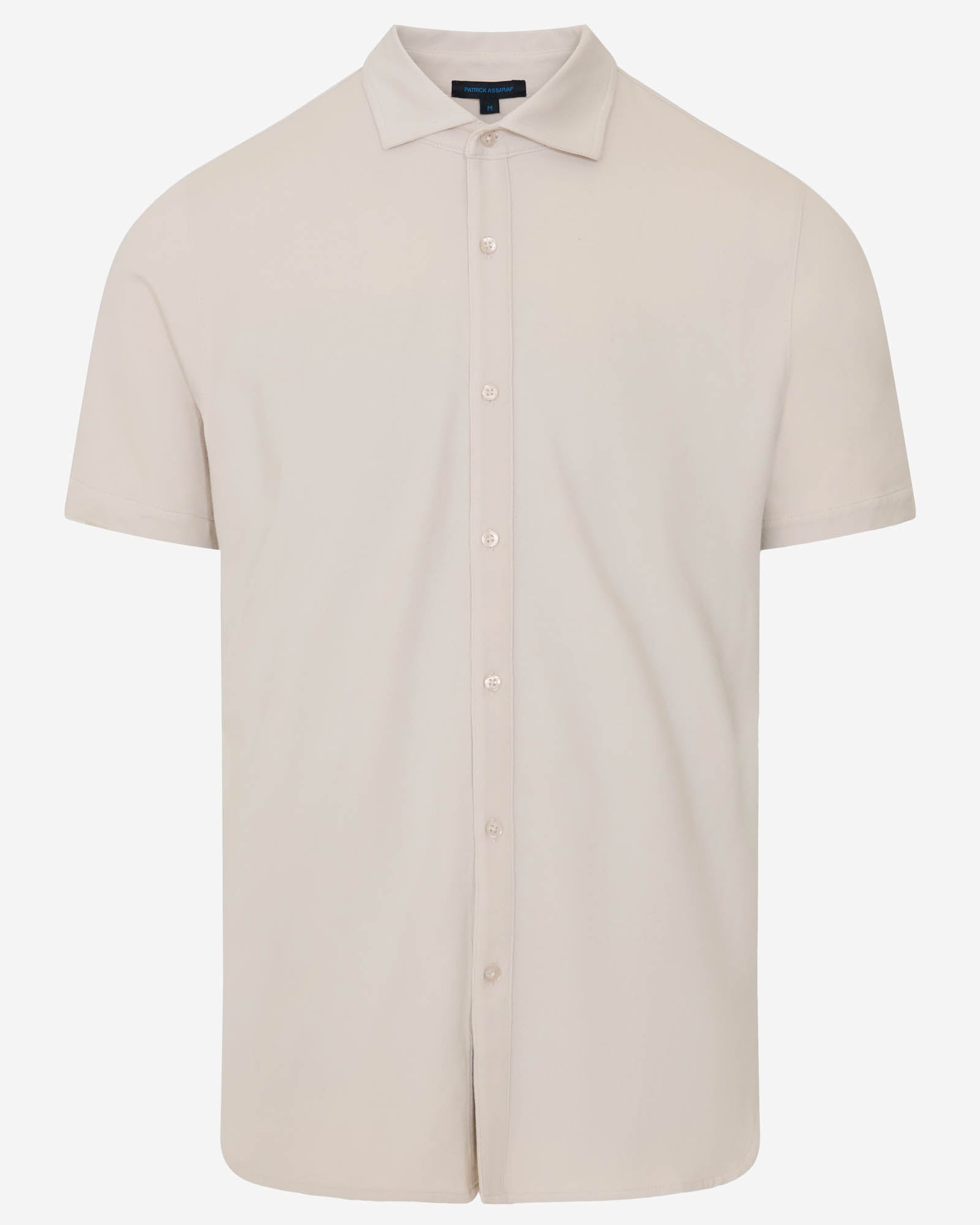Pima Cotton Stretch Button Front Shirt