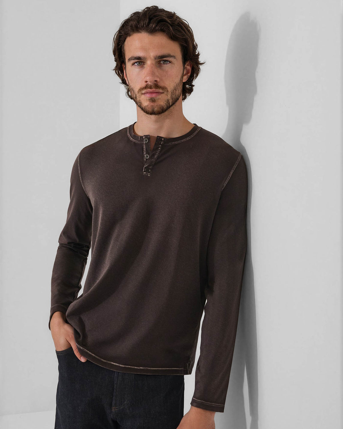 Long Sleeve Pima Vintage Henley
