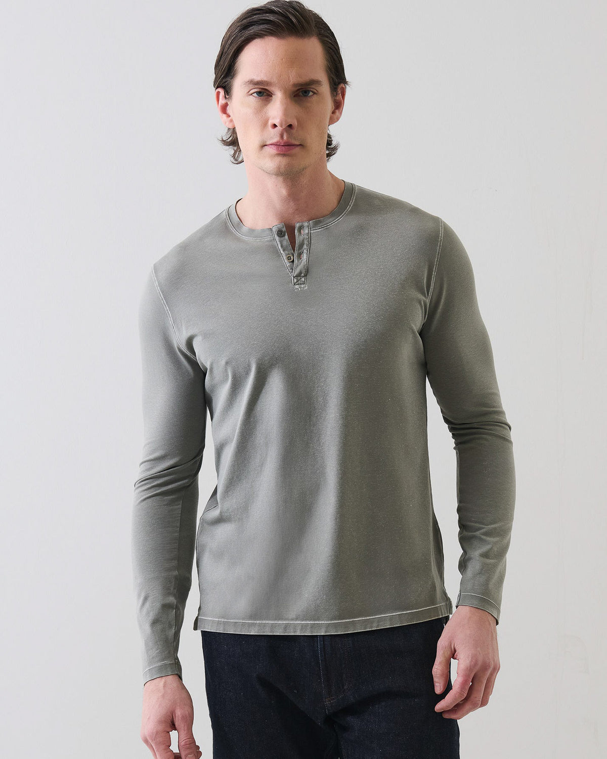 Long Sleeve Vintage Henley