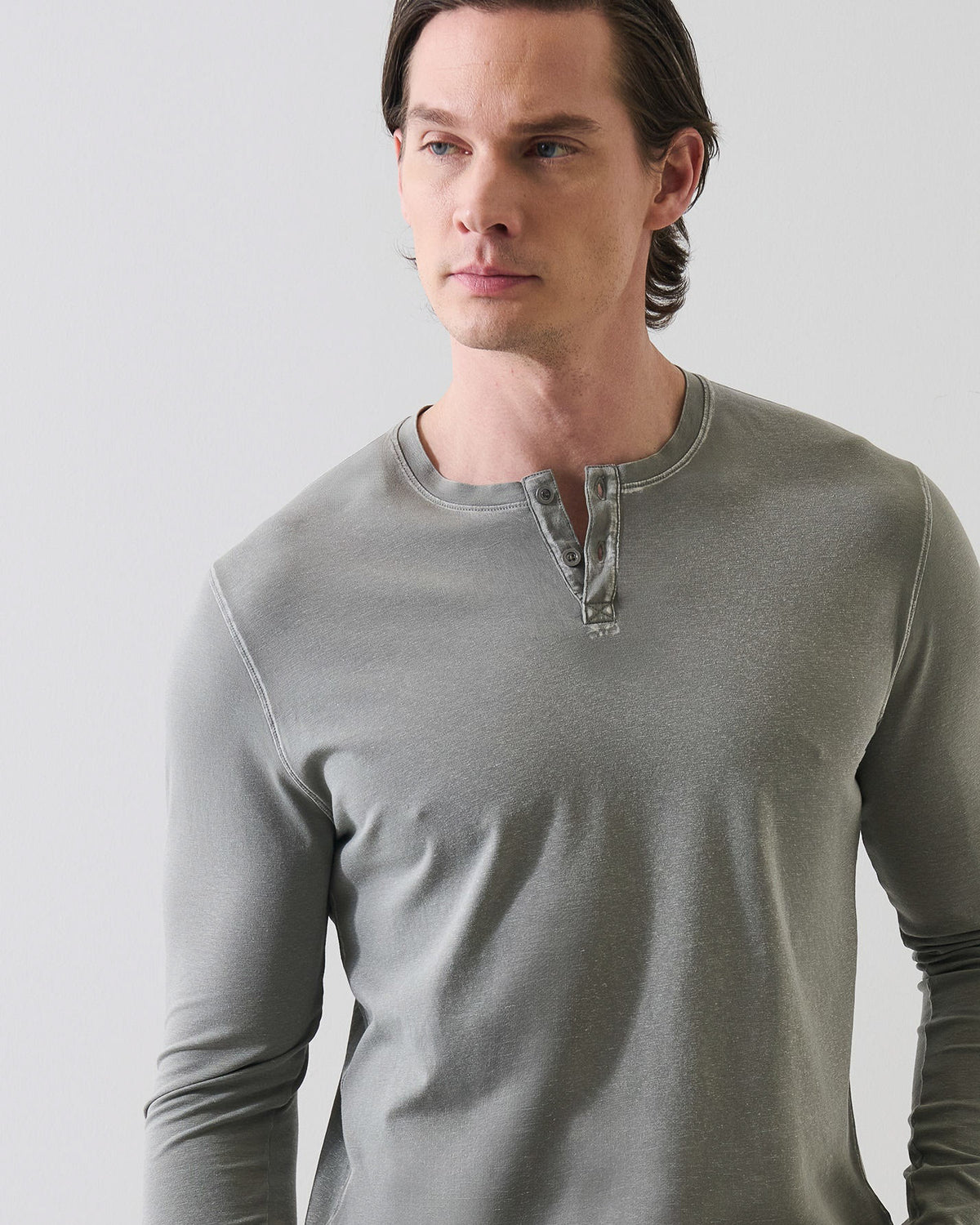 Long Sleeve Vintage Henley