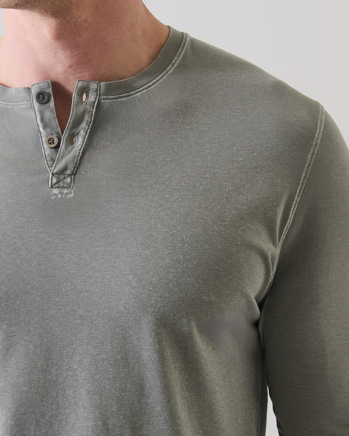 Long Sleeve Vintage Henley
