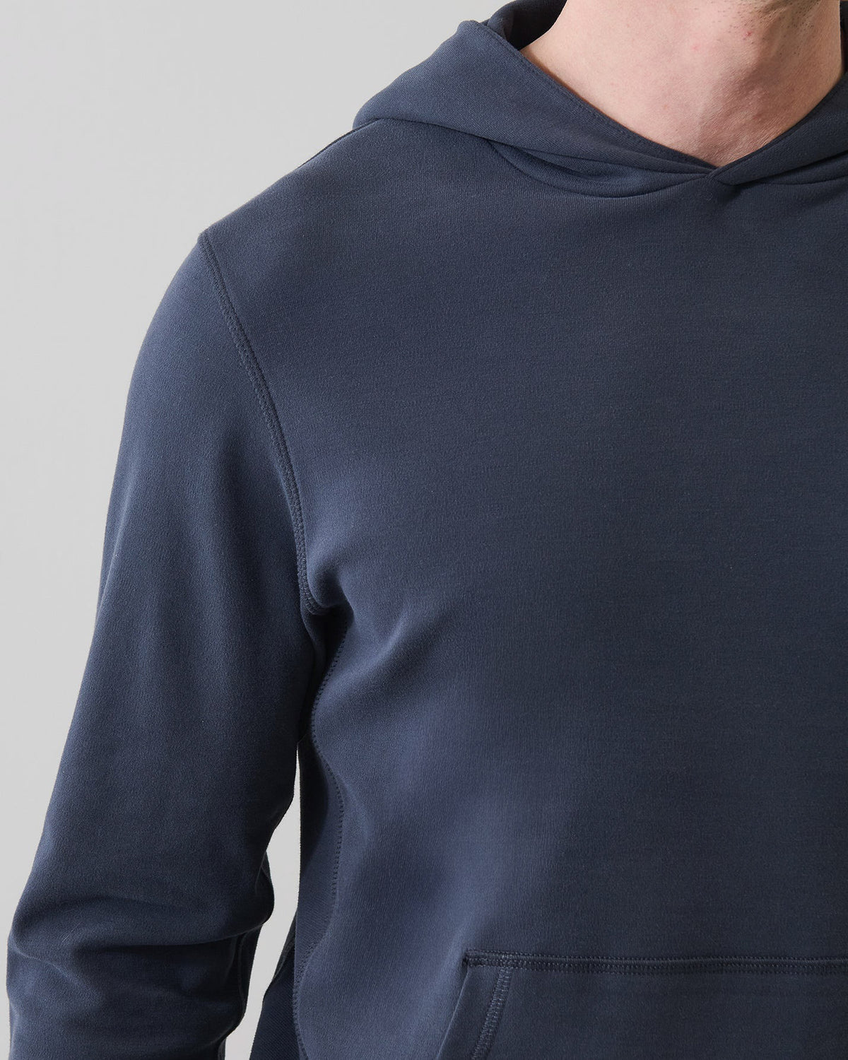Brushed Pima Cotton Stretch Hoodie