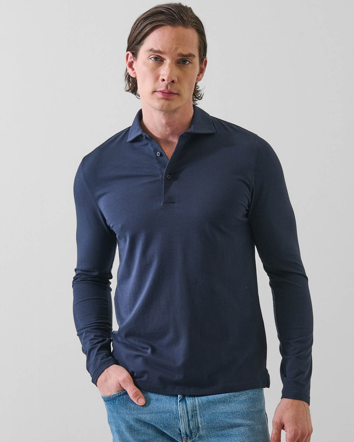 Long Sleeve Iconic Polo Shirt