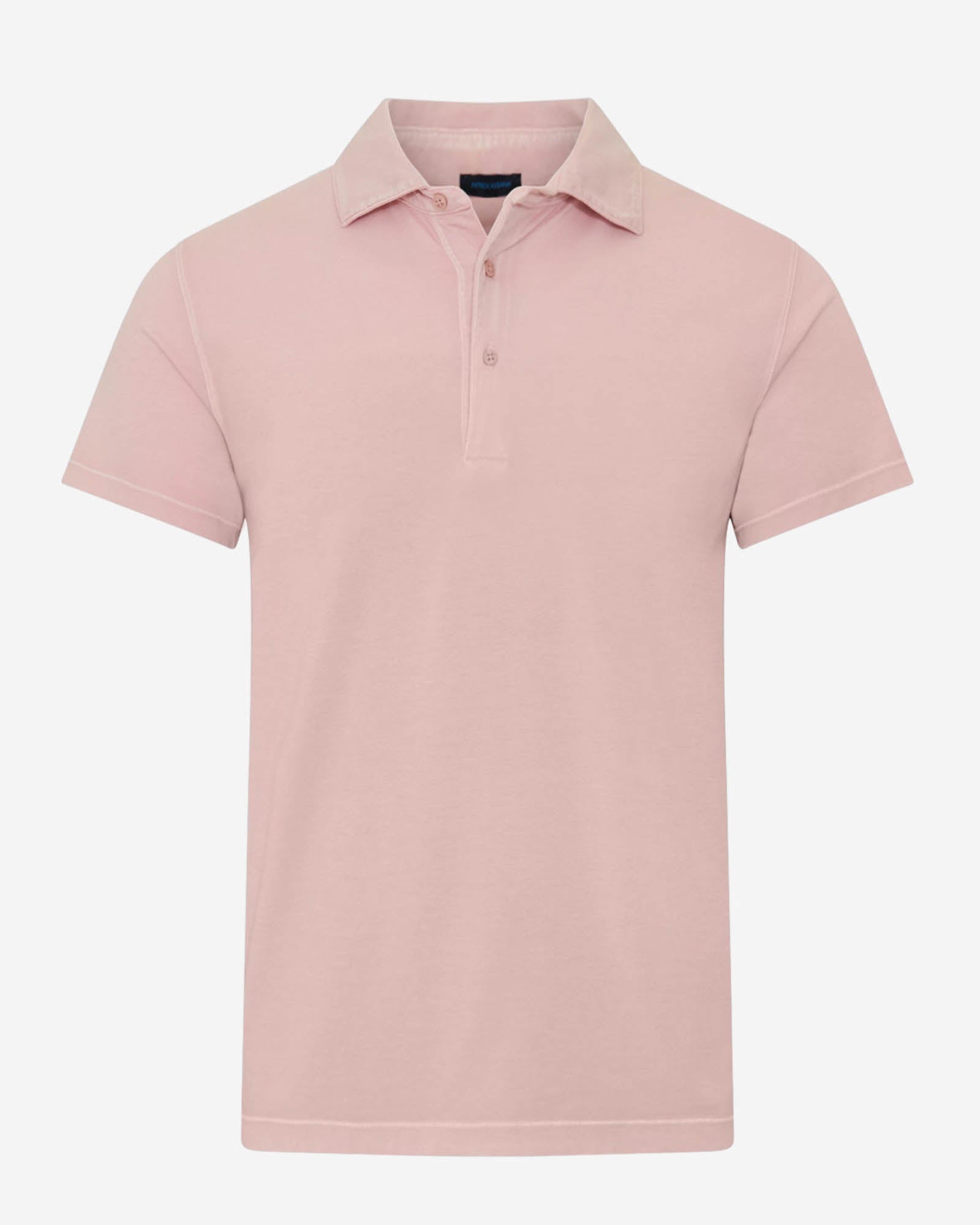 Pima Cotton Stretch Vintage Wash Short Sleeve Polo