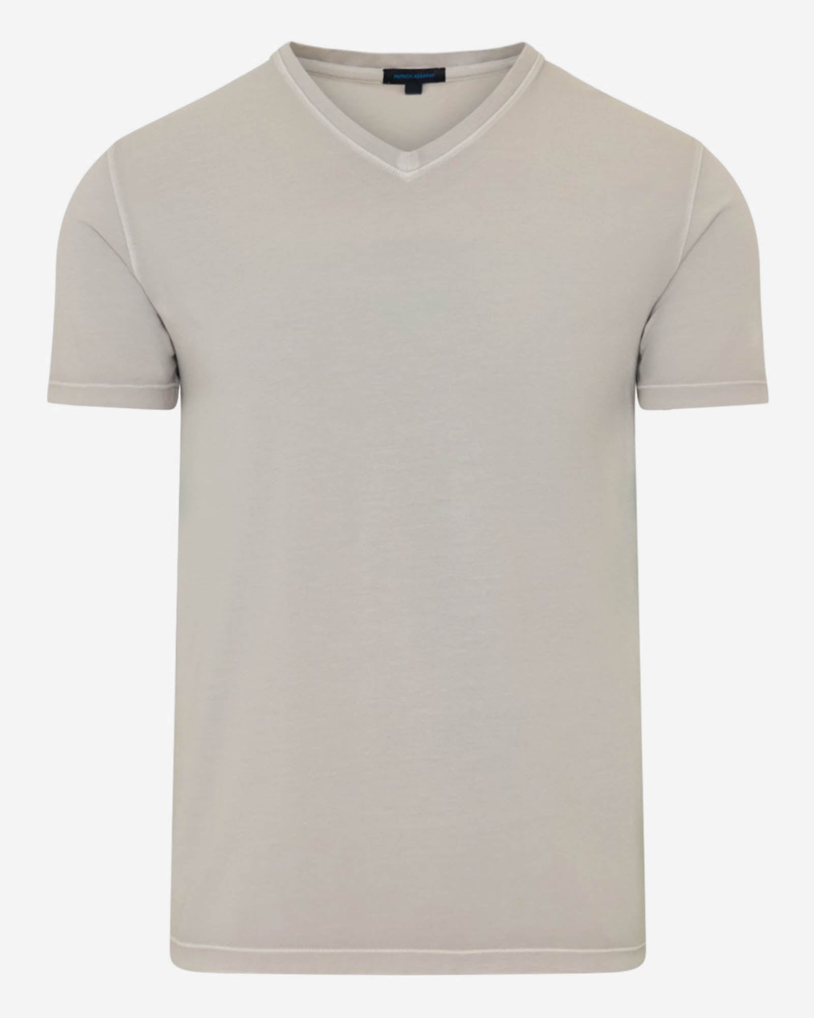 Pima Cotton Stretch Vintage Wash V-Neck T-Shirt
