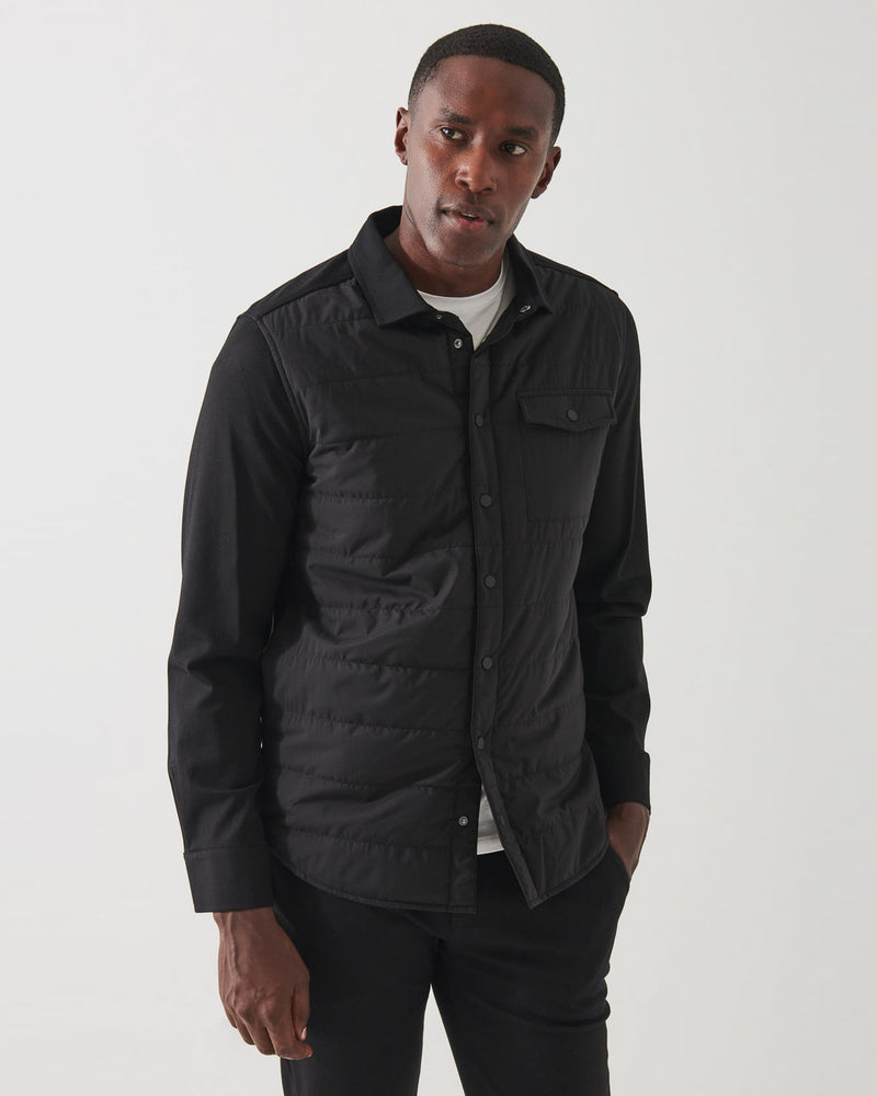 Active Quilted Shirt Jacket