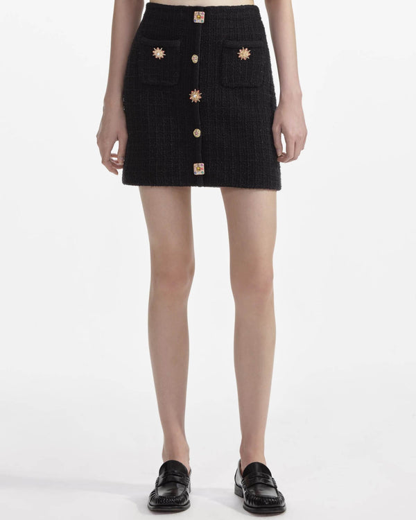 Jewel Knit Mini Skirt
