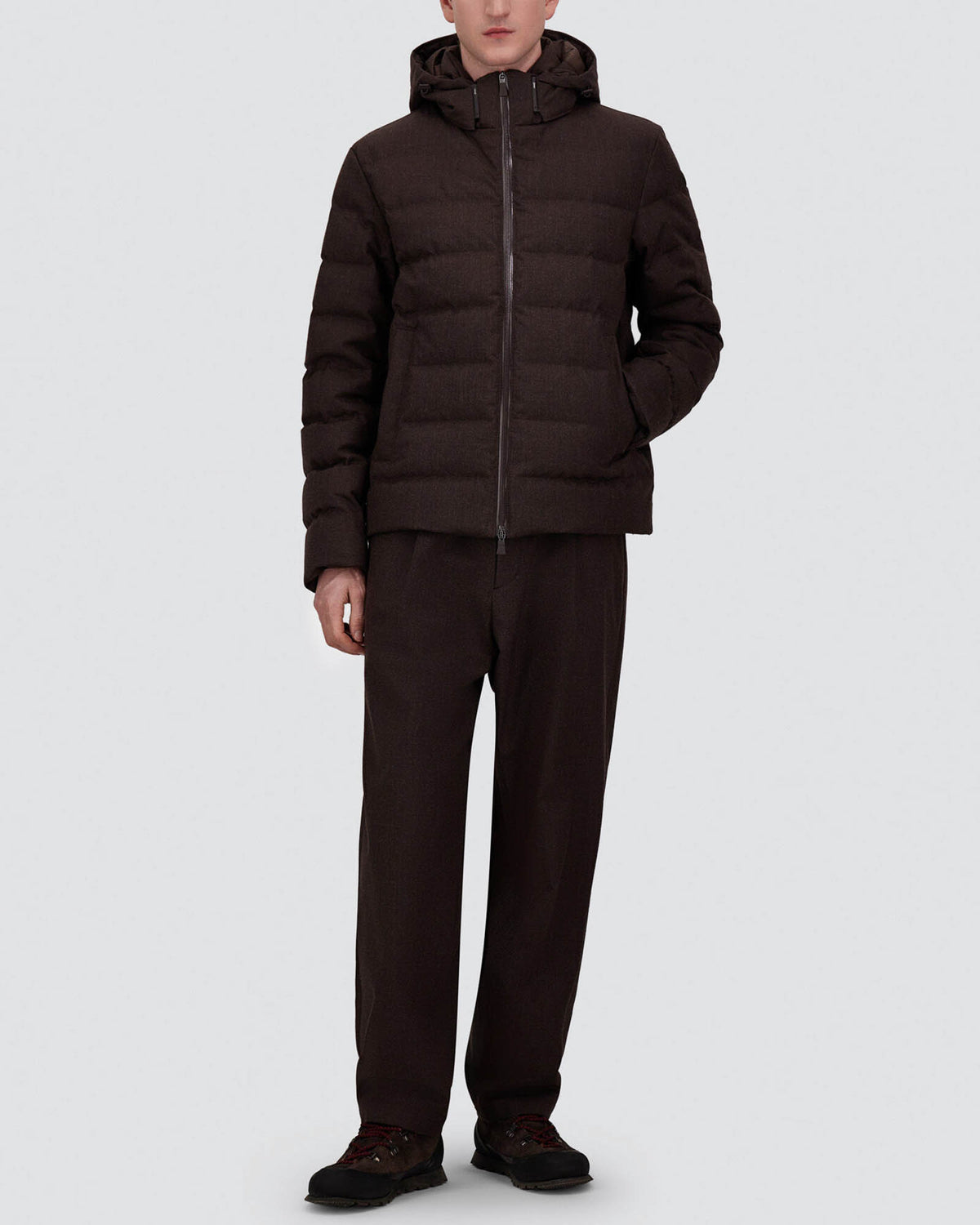 Flannel Short Puffer