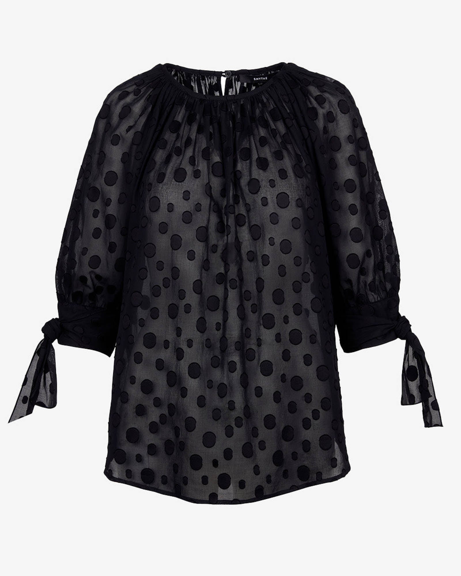 Tie Sleeve Blouse