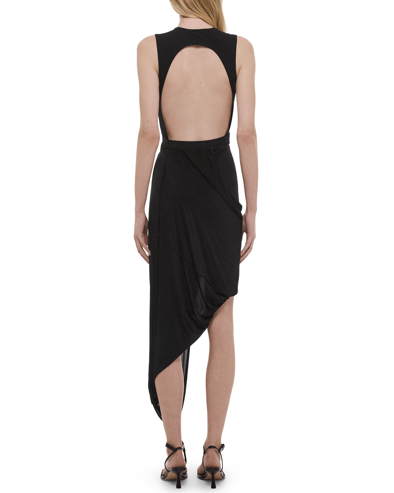 Twist Drape Dress