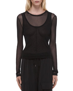 Mesh Layer Long Sleeve
