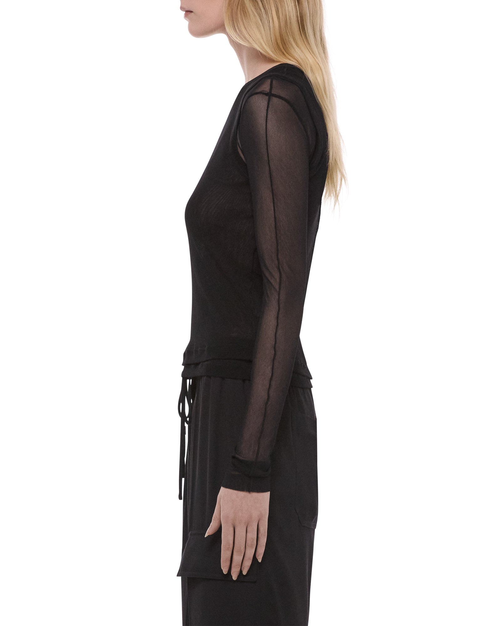 Mesh Layer Long Sleeve