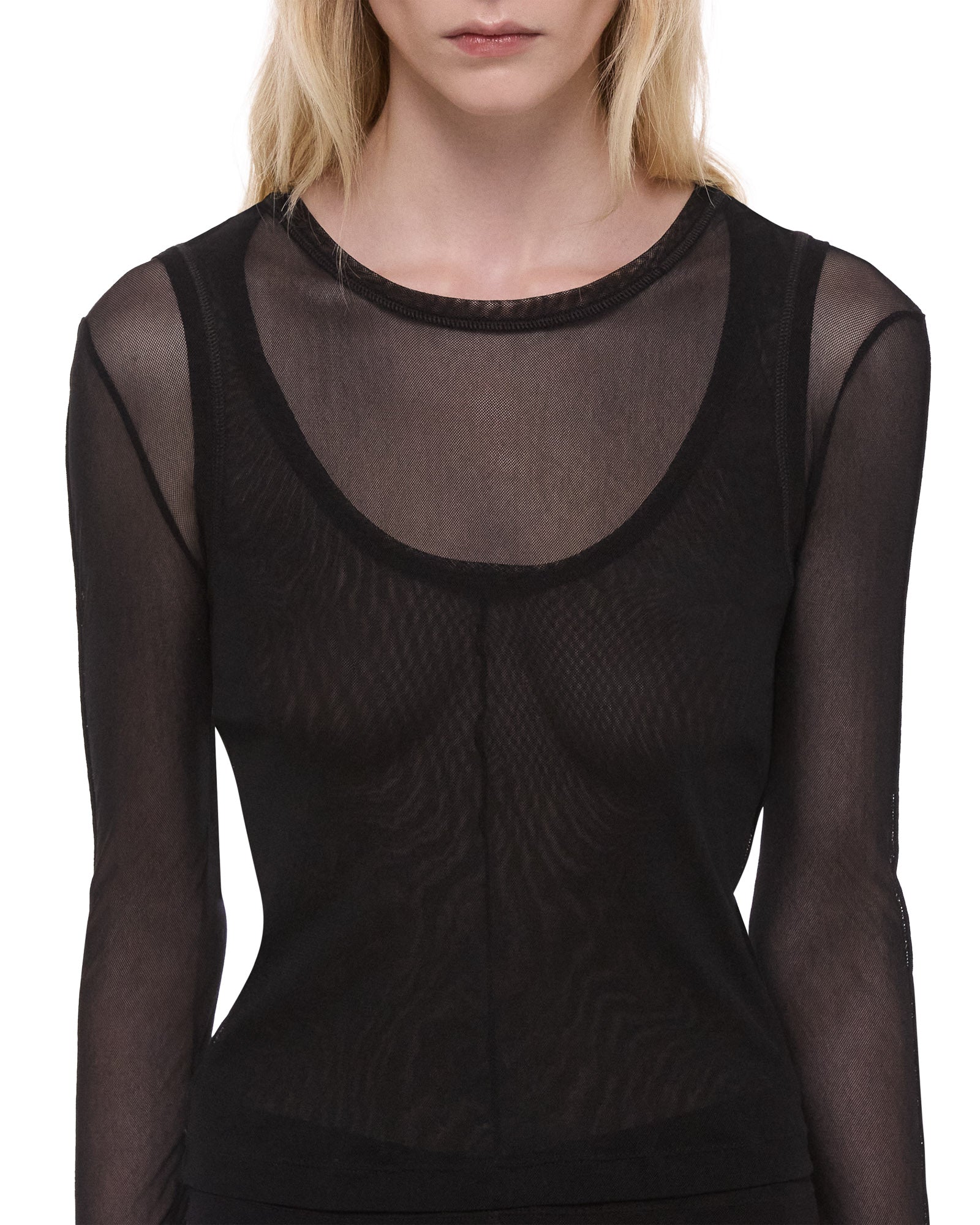 Mesh Layer Long Sleeve