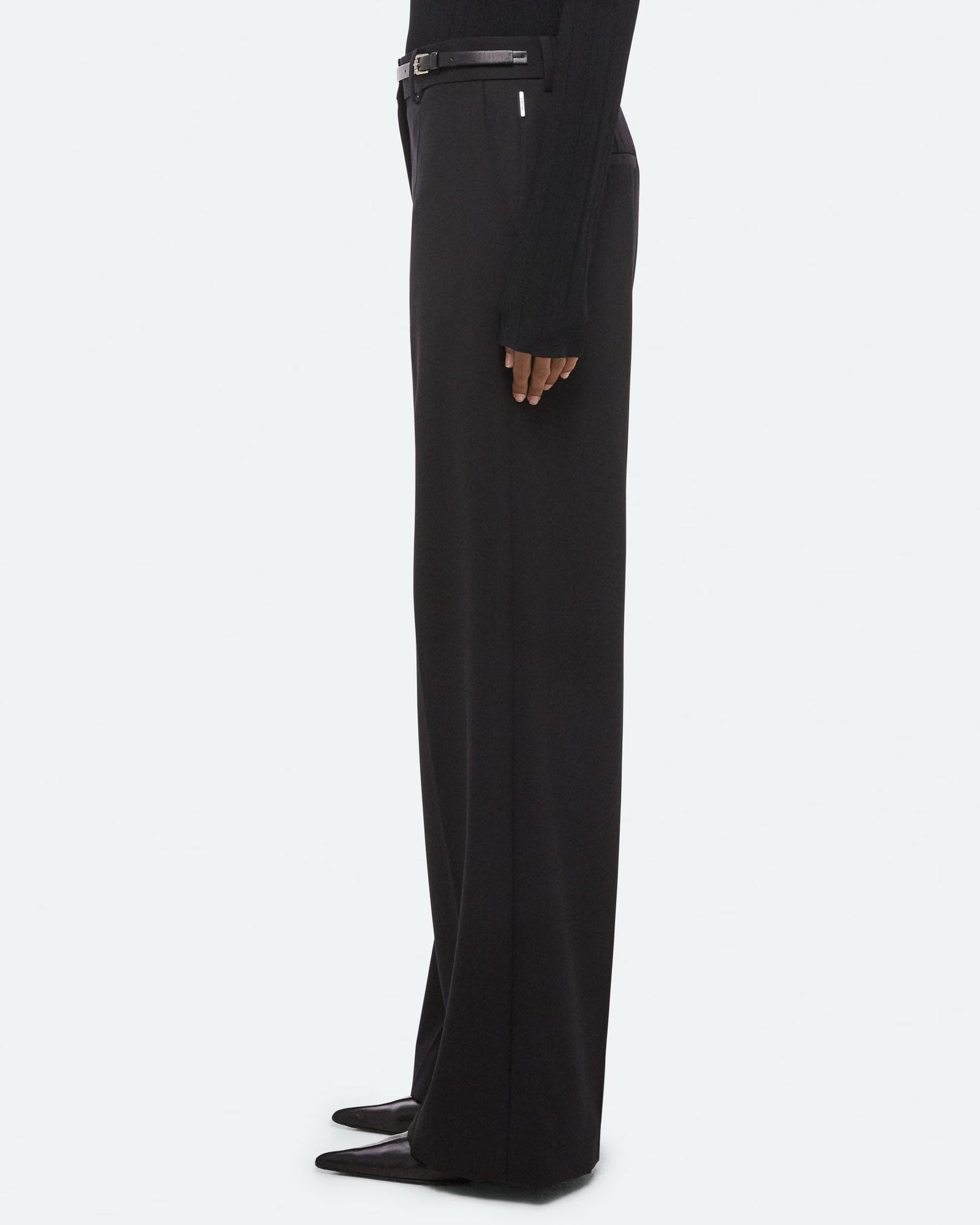 Gabardine Belt Pant