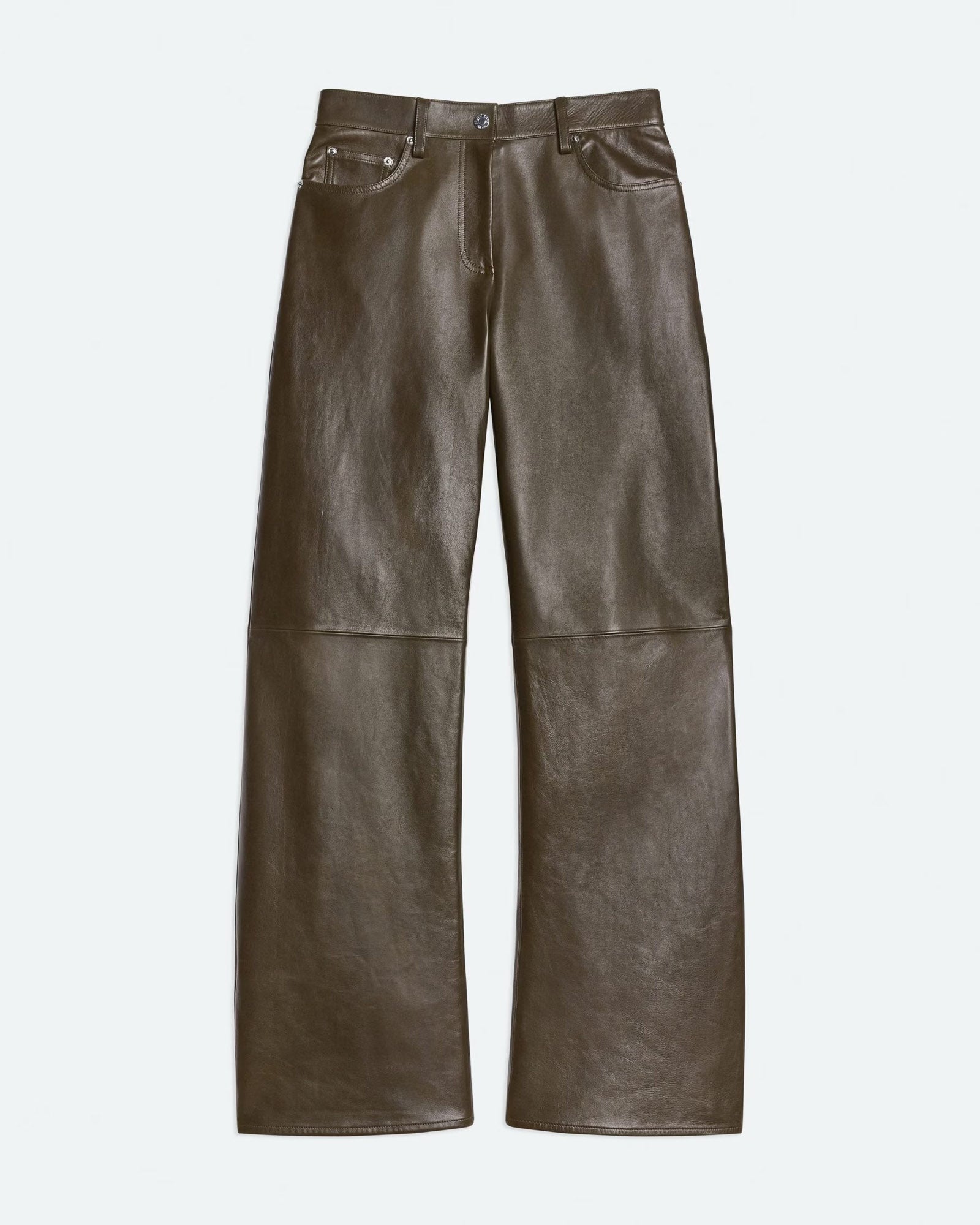 Leather Bootcut Pant