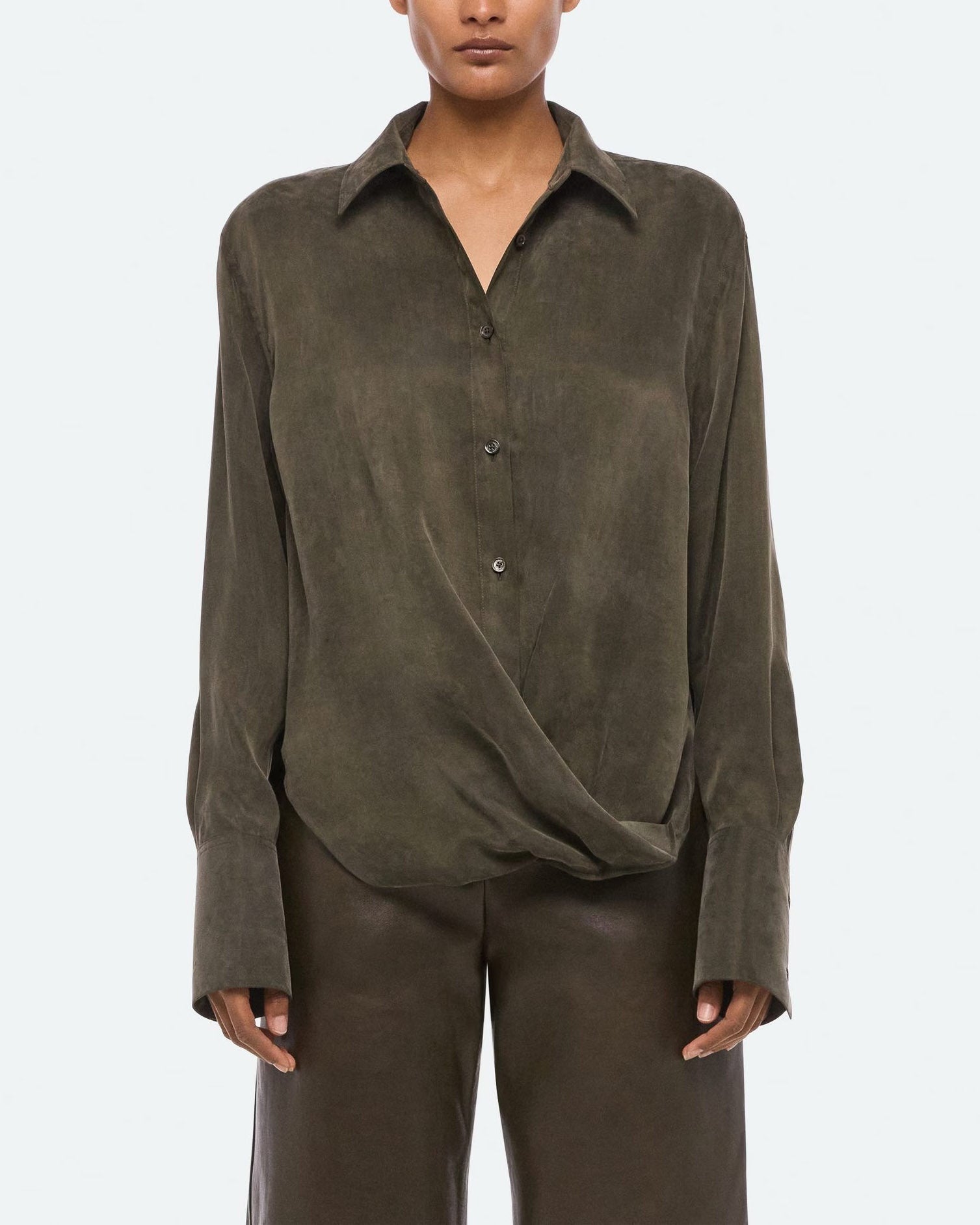 Fluid Drape Shirt