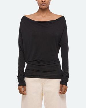 Cowl Long Sleeve Top