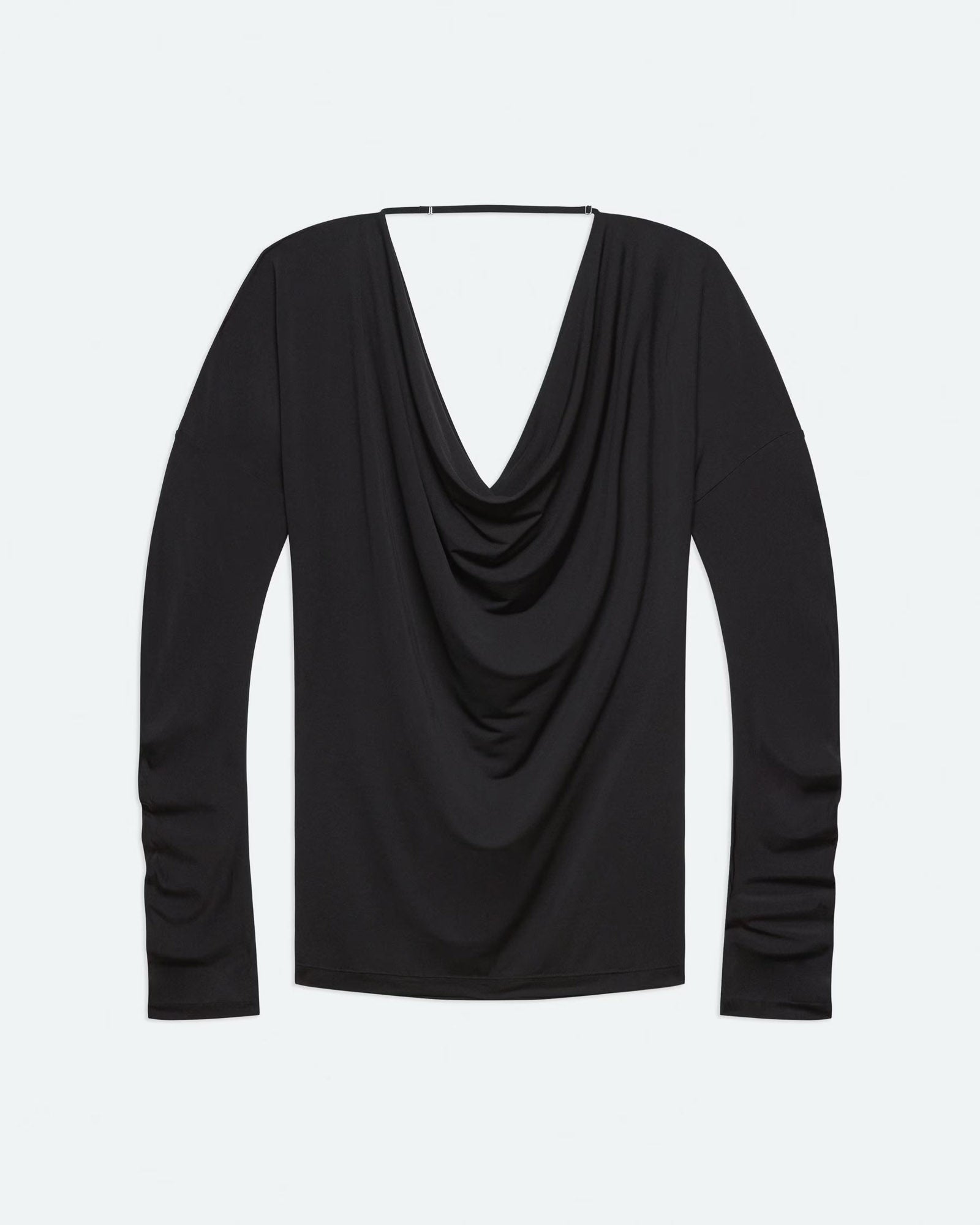 Cowl Long Sleeve Top