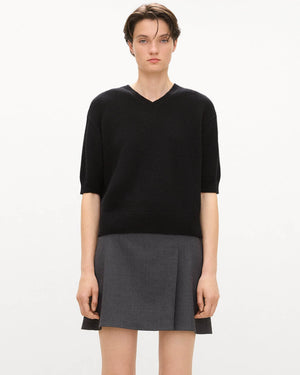 Crop V Tee