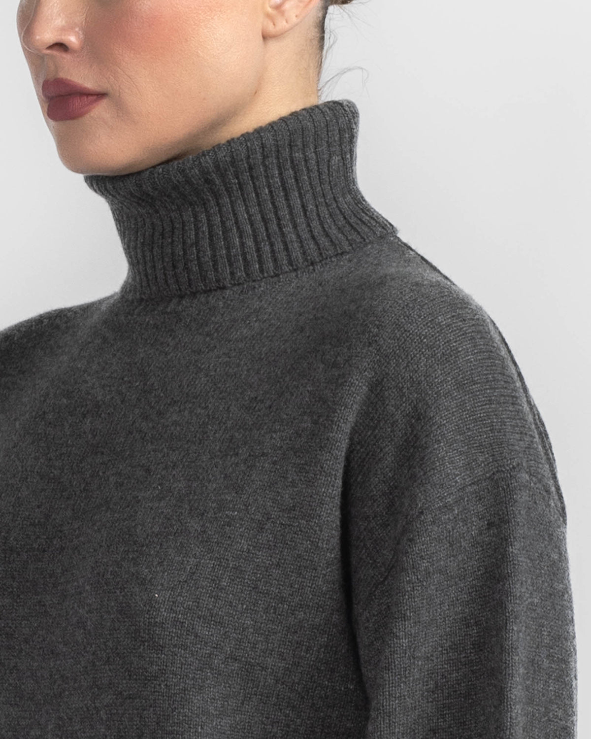 Fold-Over Turtleneck