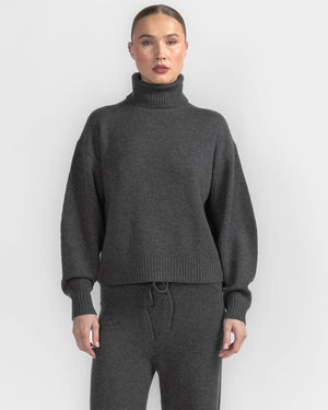 Fold-Over Turtleneck