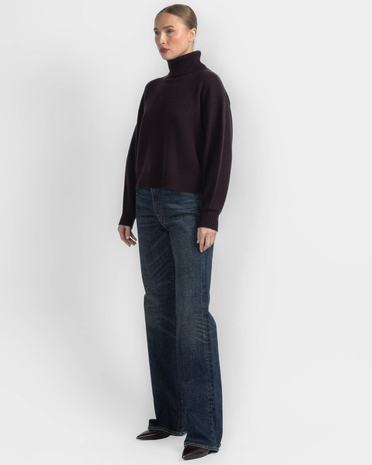 Fold-Over Turtleneck