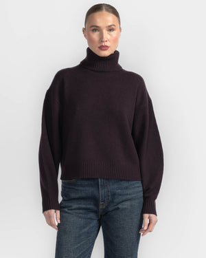 Fold-Over Turtleneck