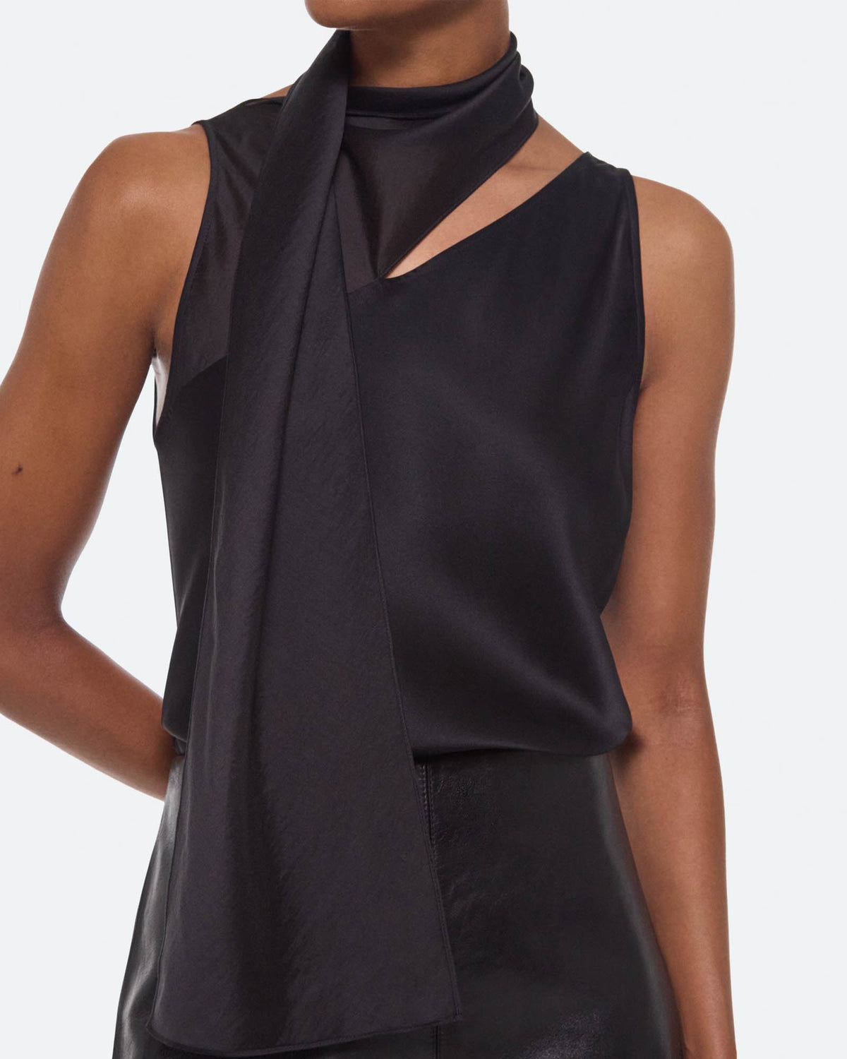 Asymmetric Scarf Top