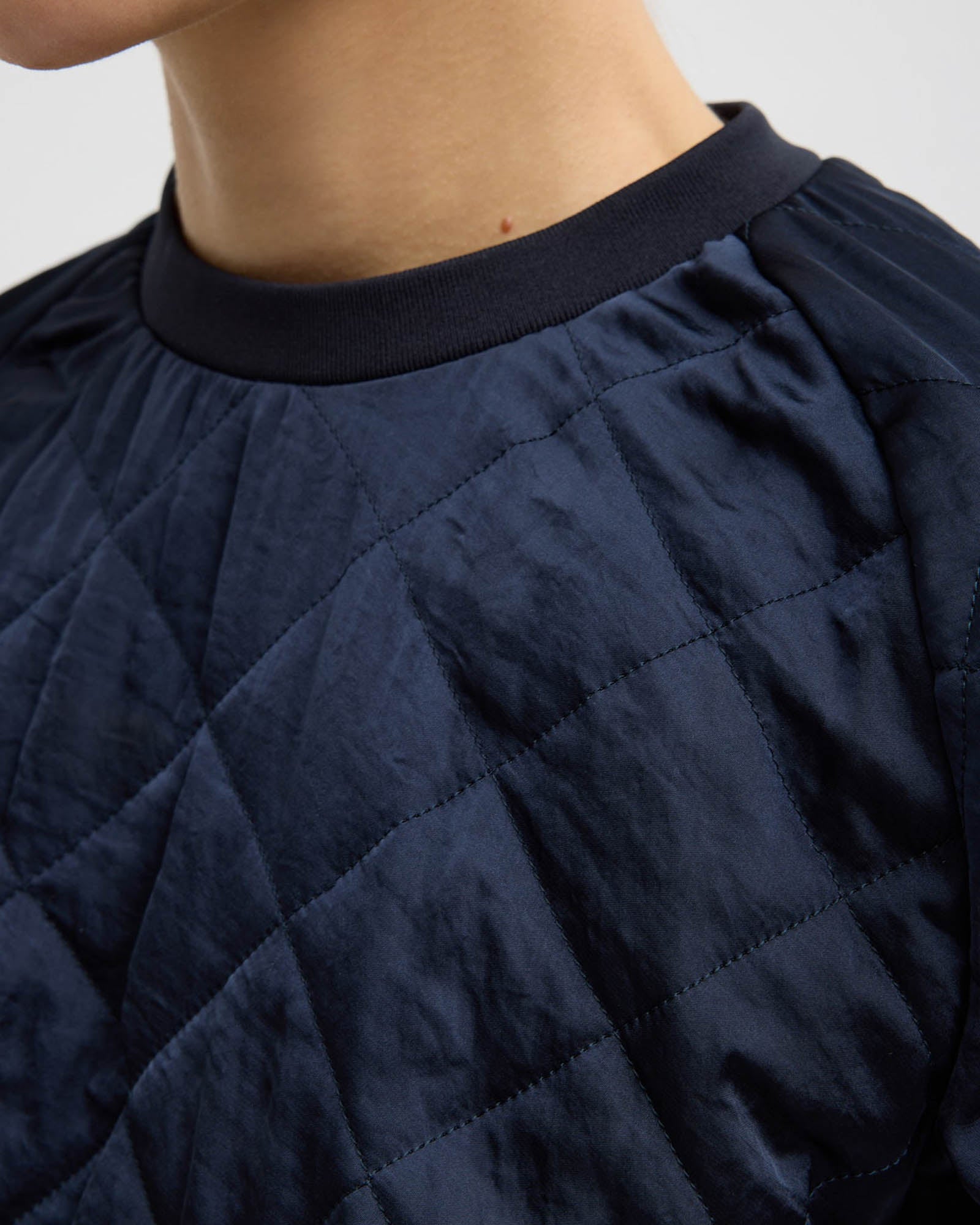 Sweat-shirt matelassé