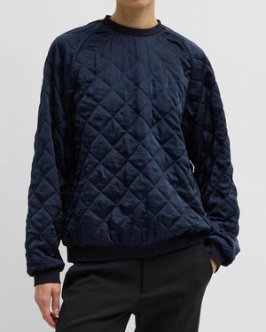 Sweat-shirt matelassé