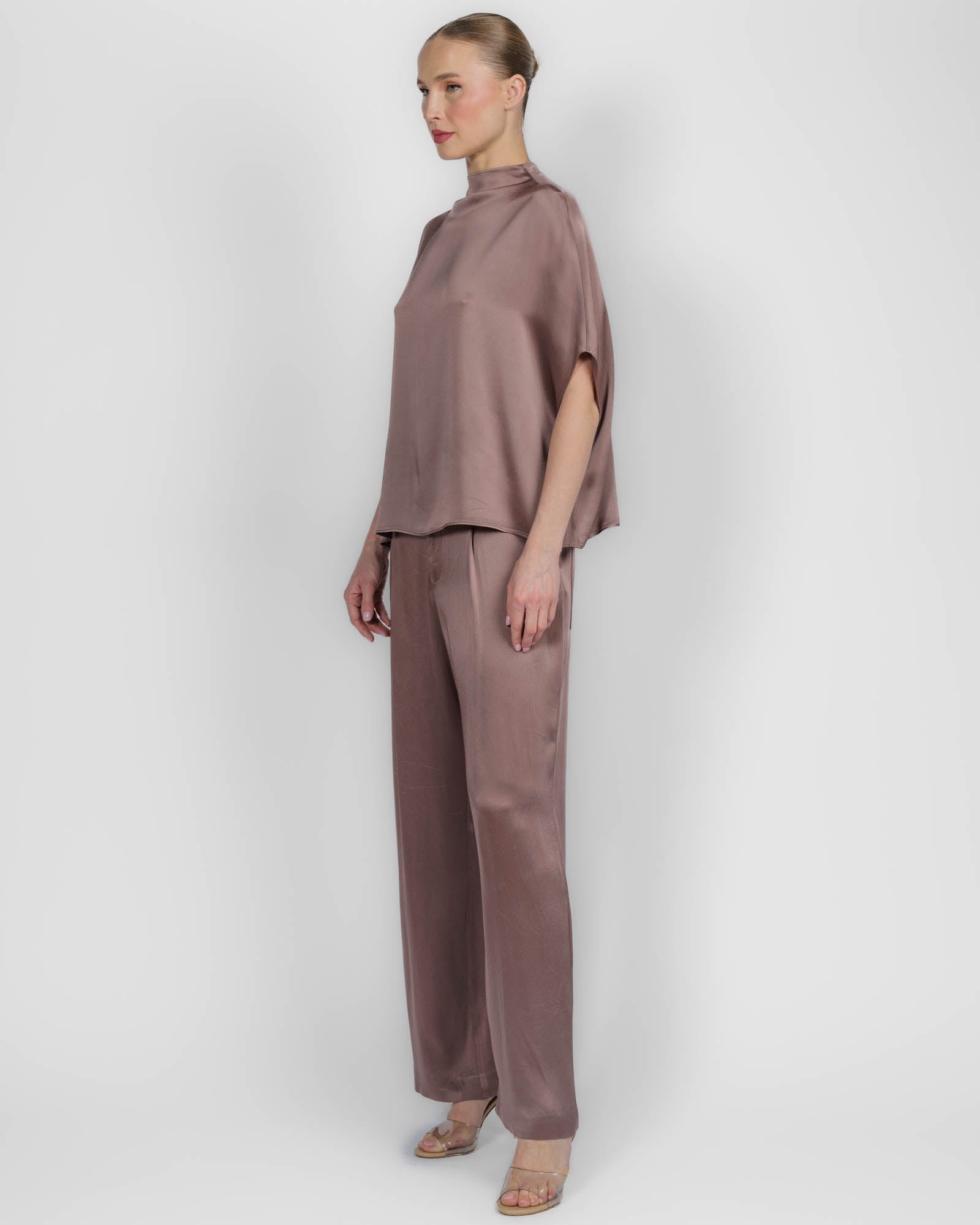 Satin Cape T-Shirt
