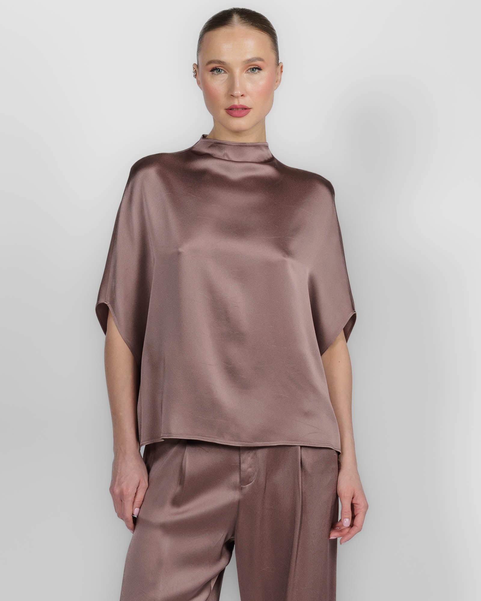 Satin Cape T-Shirt