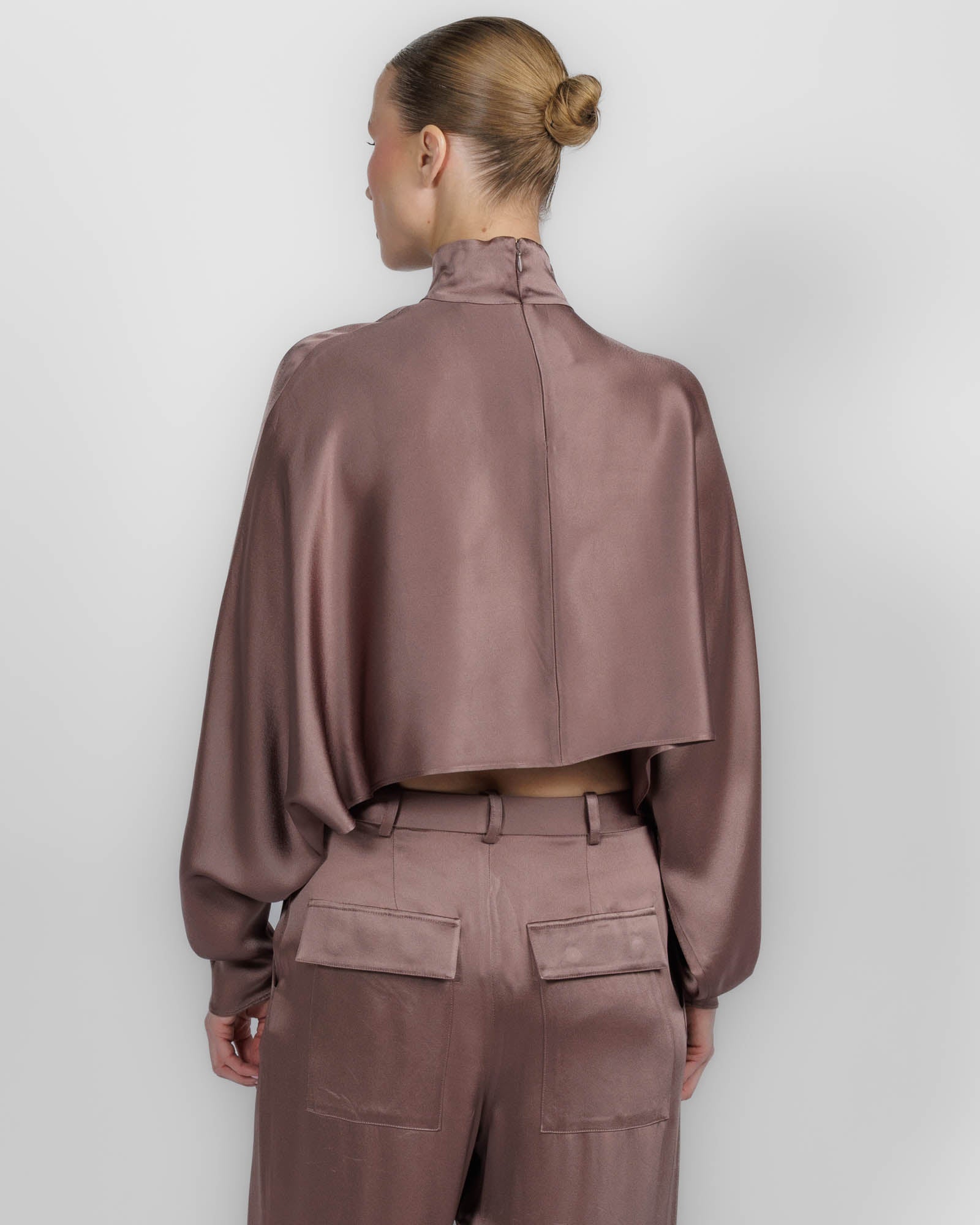 Satin Caftan Top