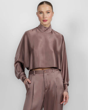 Satin Caftan Top