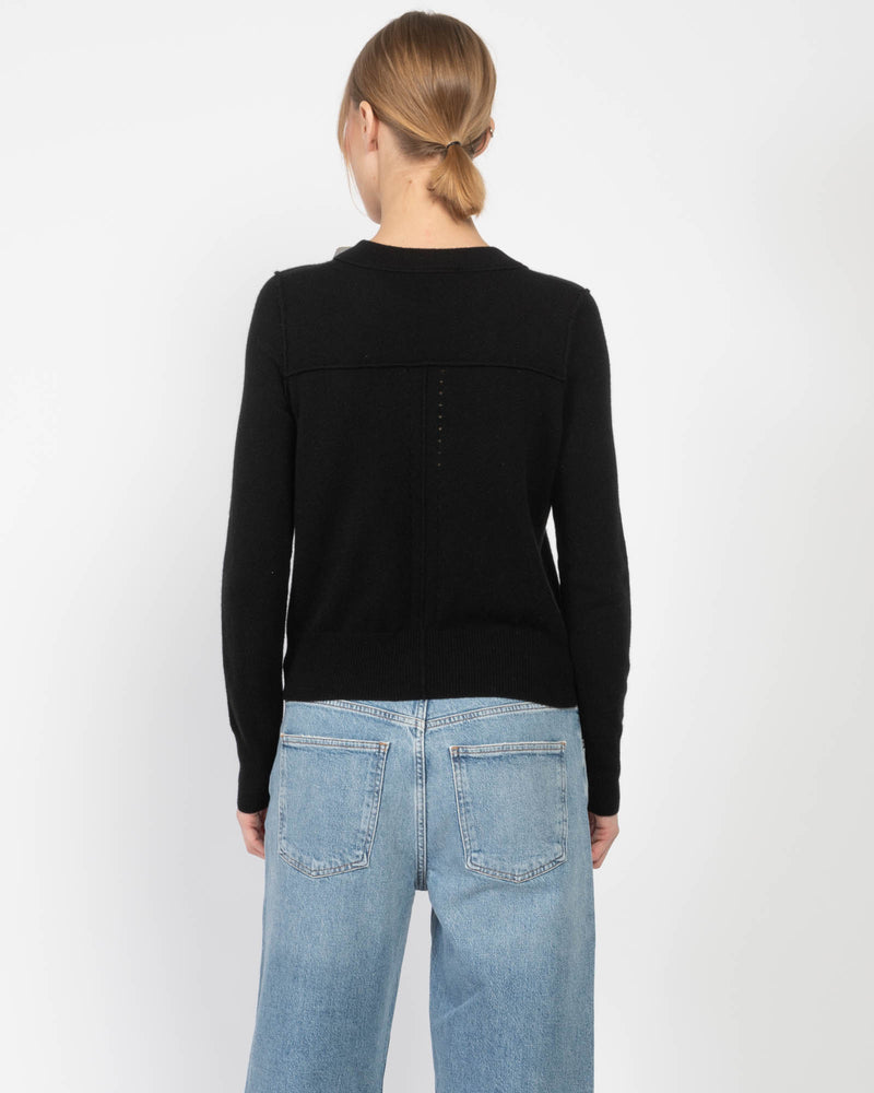 Crop Reverse Seam Sweater