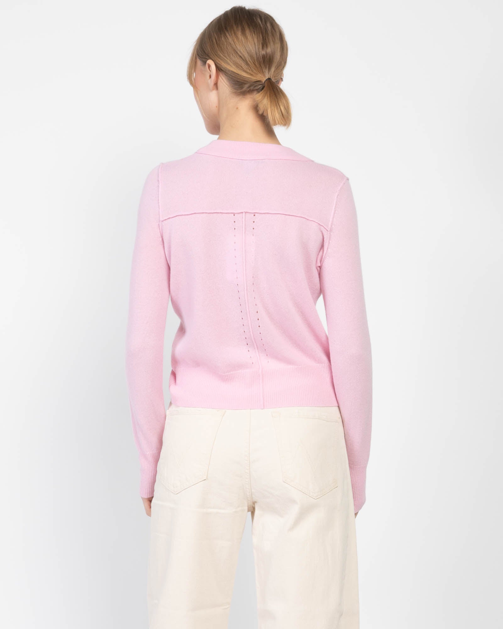 Crop Reverse Seam Sweater