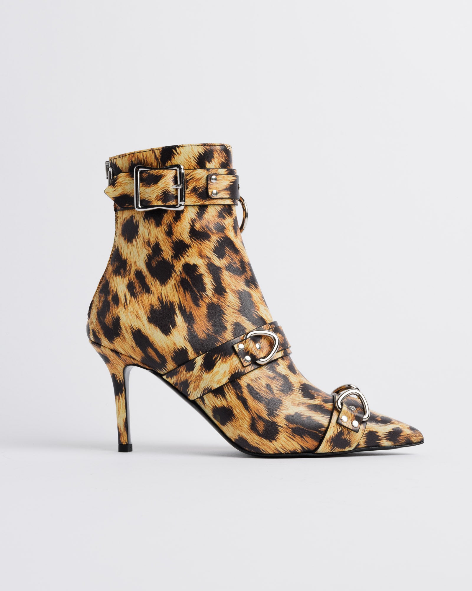 Strapped Heeled Boot