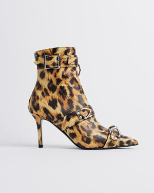 Strapped Heeled Boot