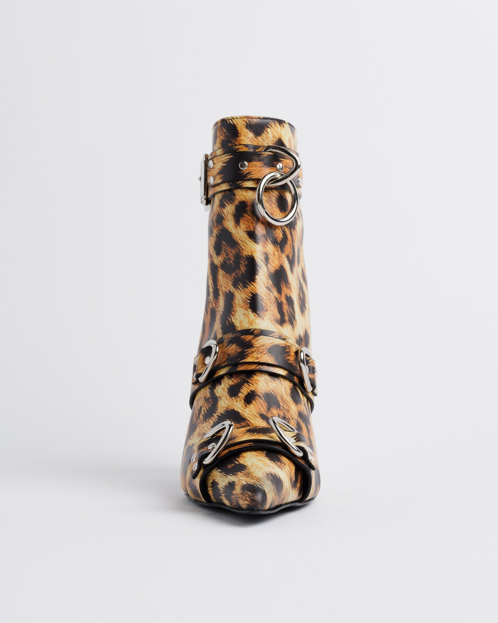 Strapped Heeled Boot