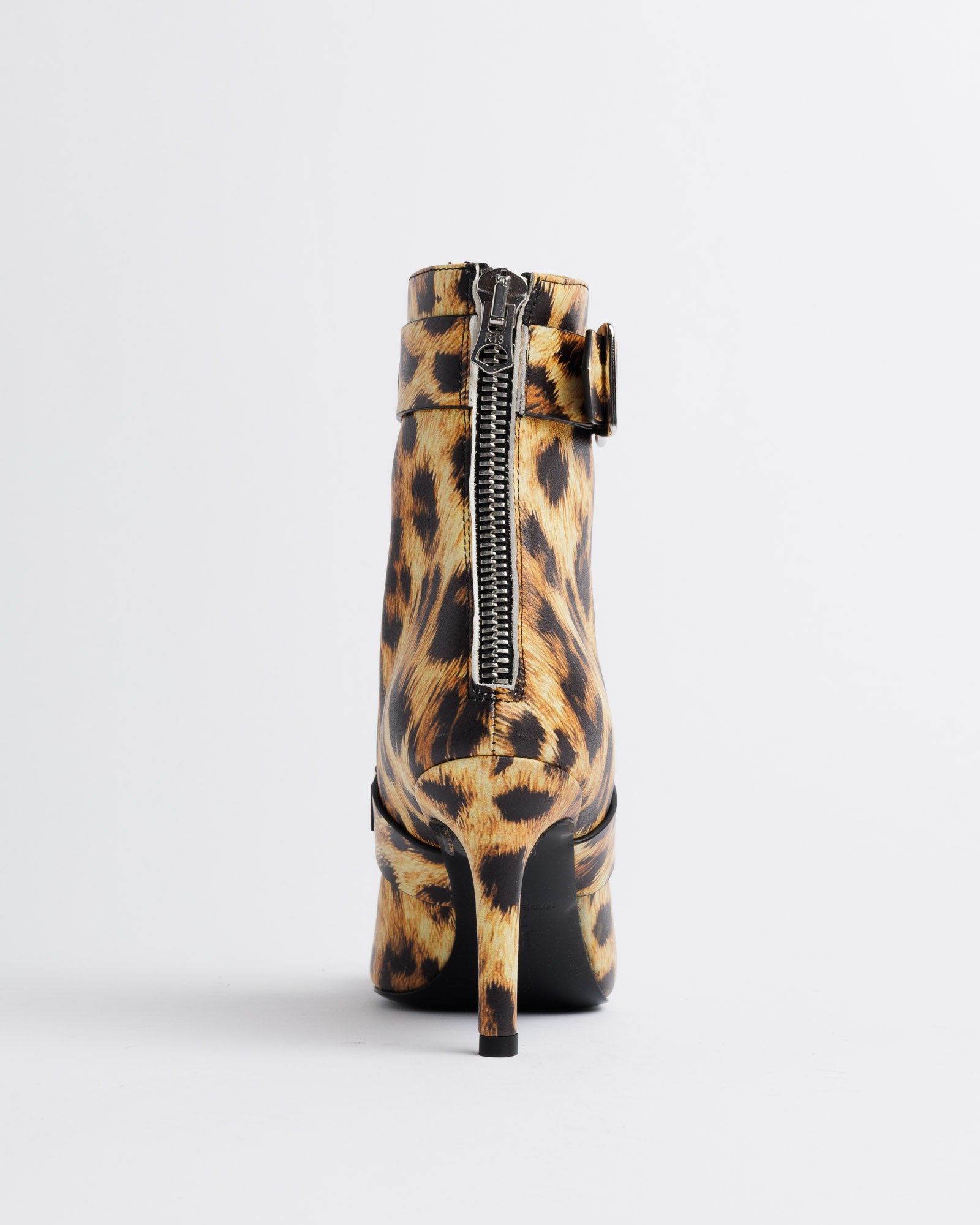 Strapped Heeled Boot