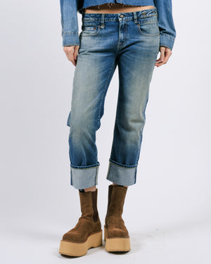 Cuffed Boy Straight Jeans