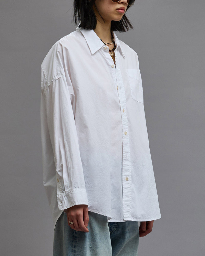 Drop Neck Oxford Shirt