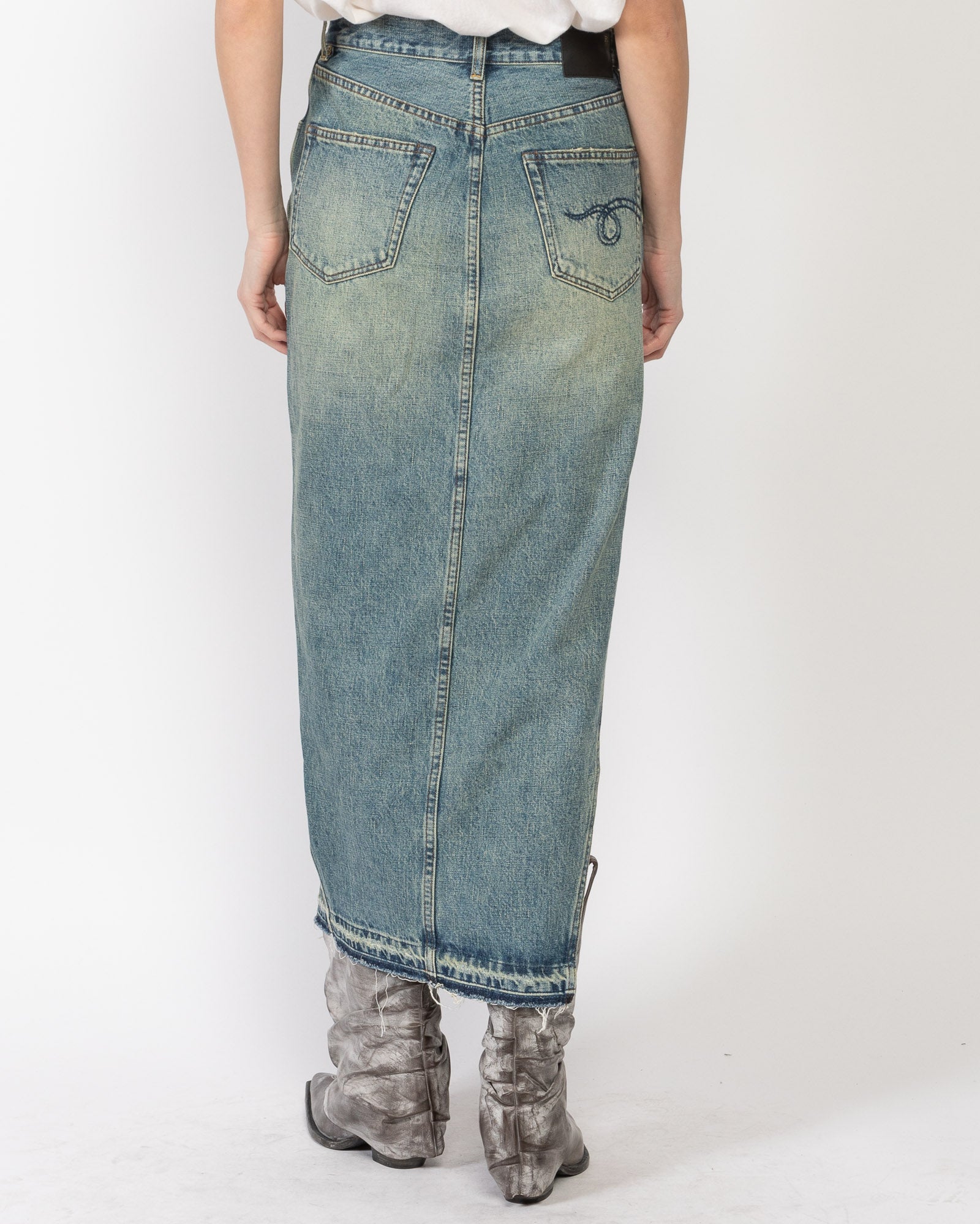 KATIE （ケイティ）JEANS tight & flare skirt