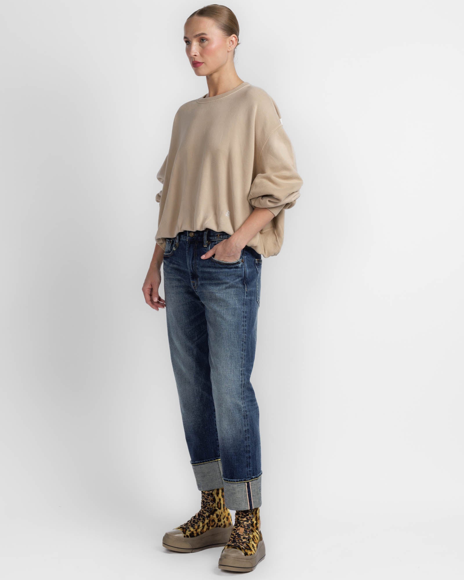 Cuffed Boyfriend Jean