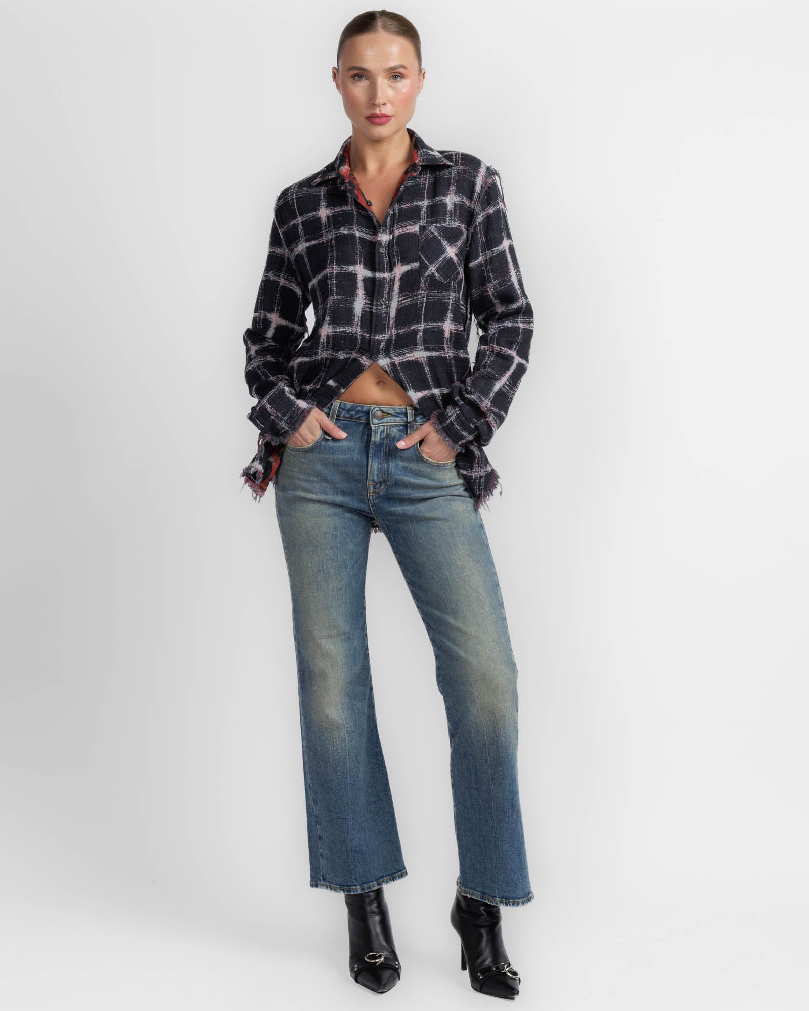 Joan Cropped Flare Jean