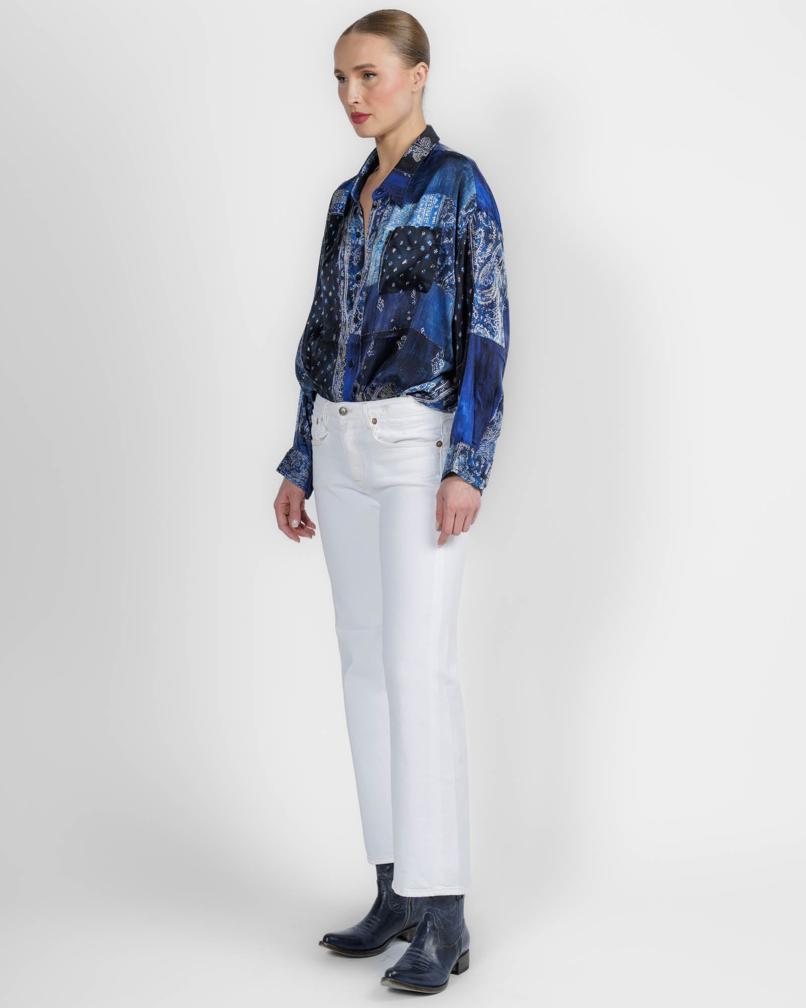 Joan Cropped Flare Jean