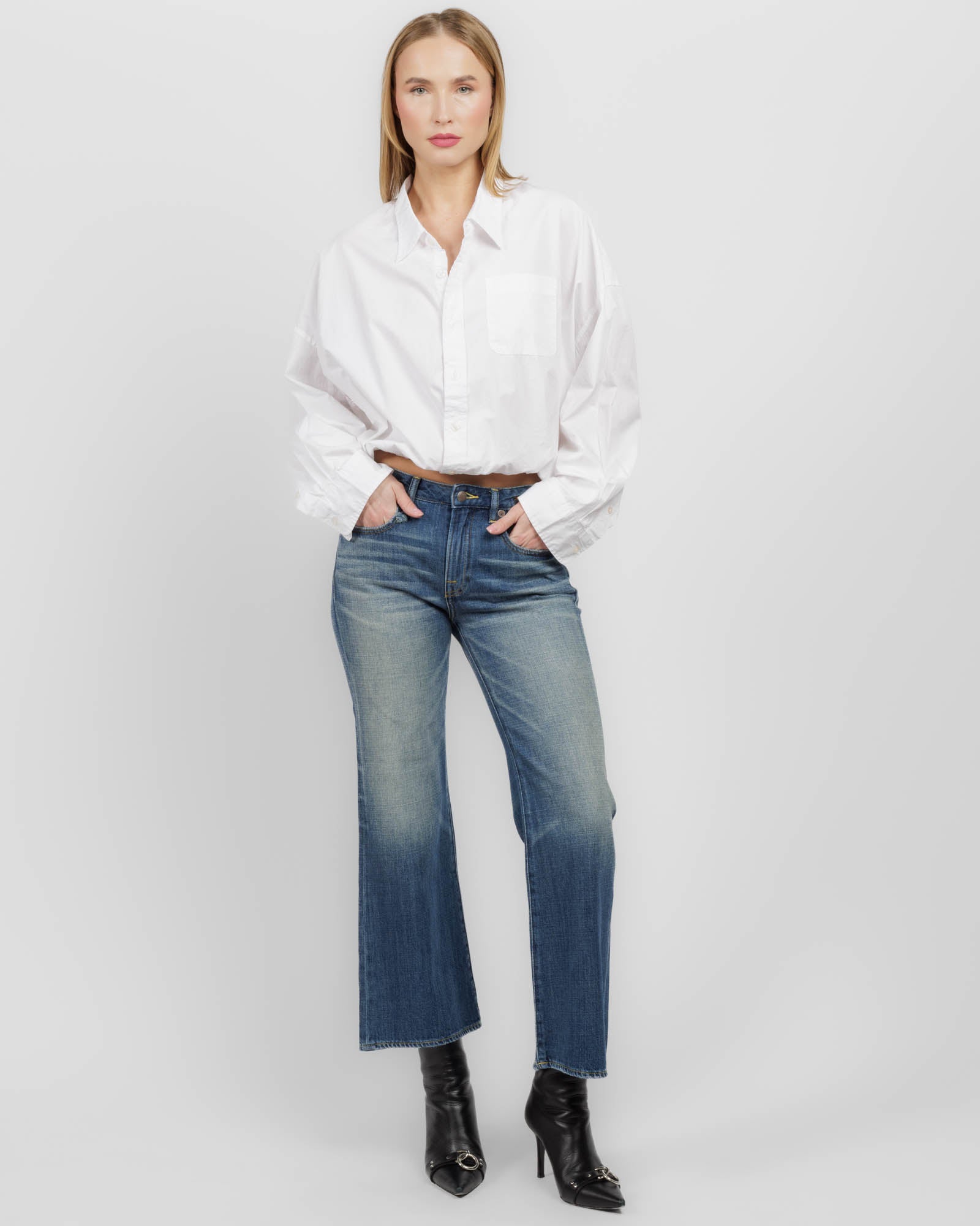 Joan Crop Flare Jeans