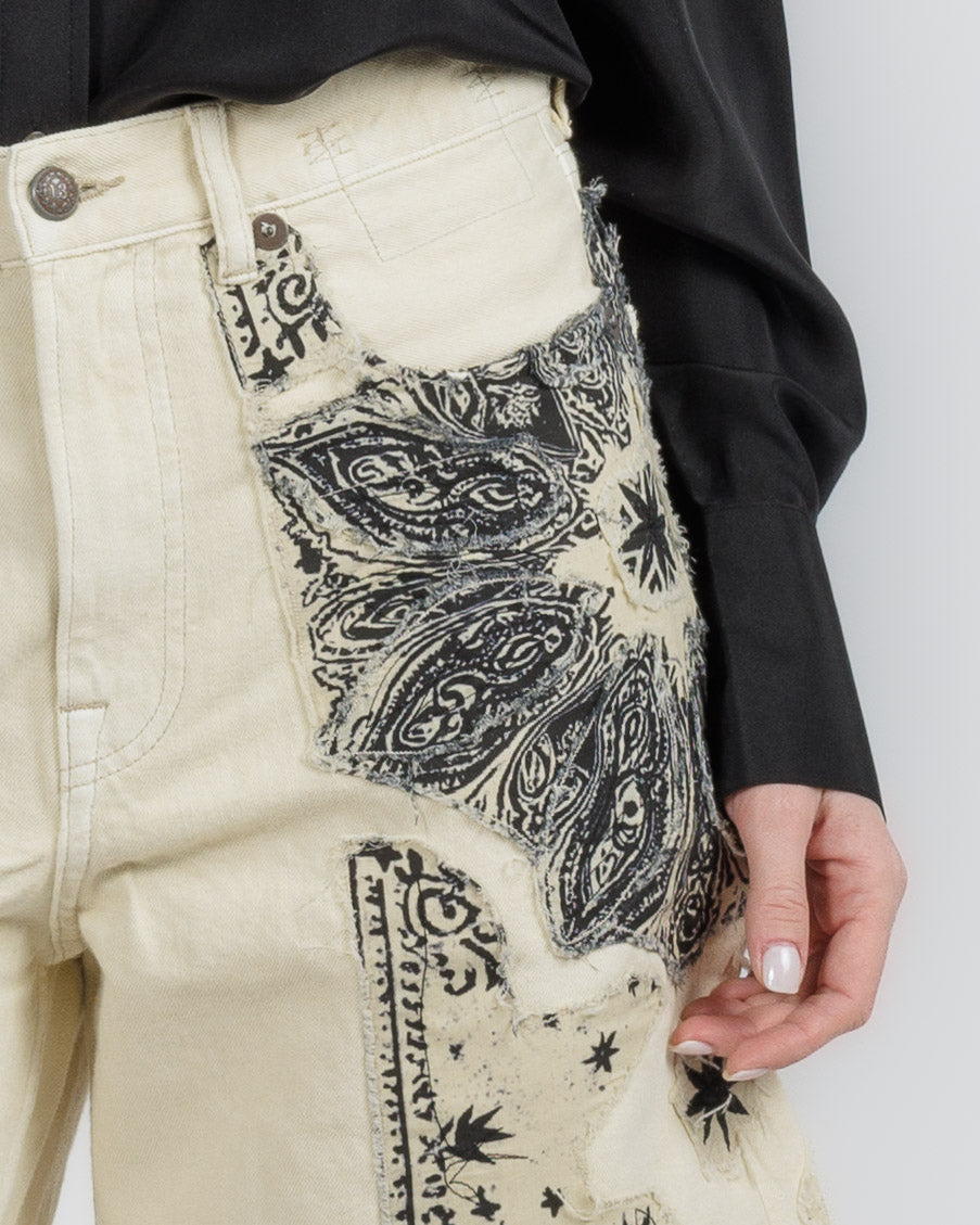 Relaxed Bermuda Jeans