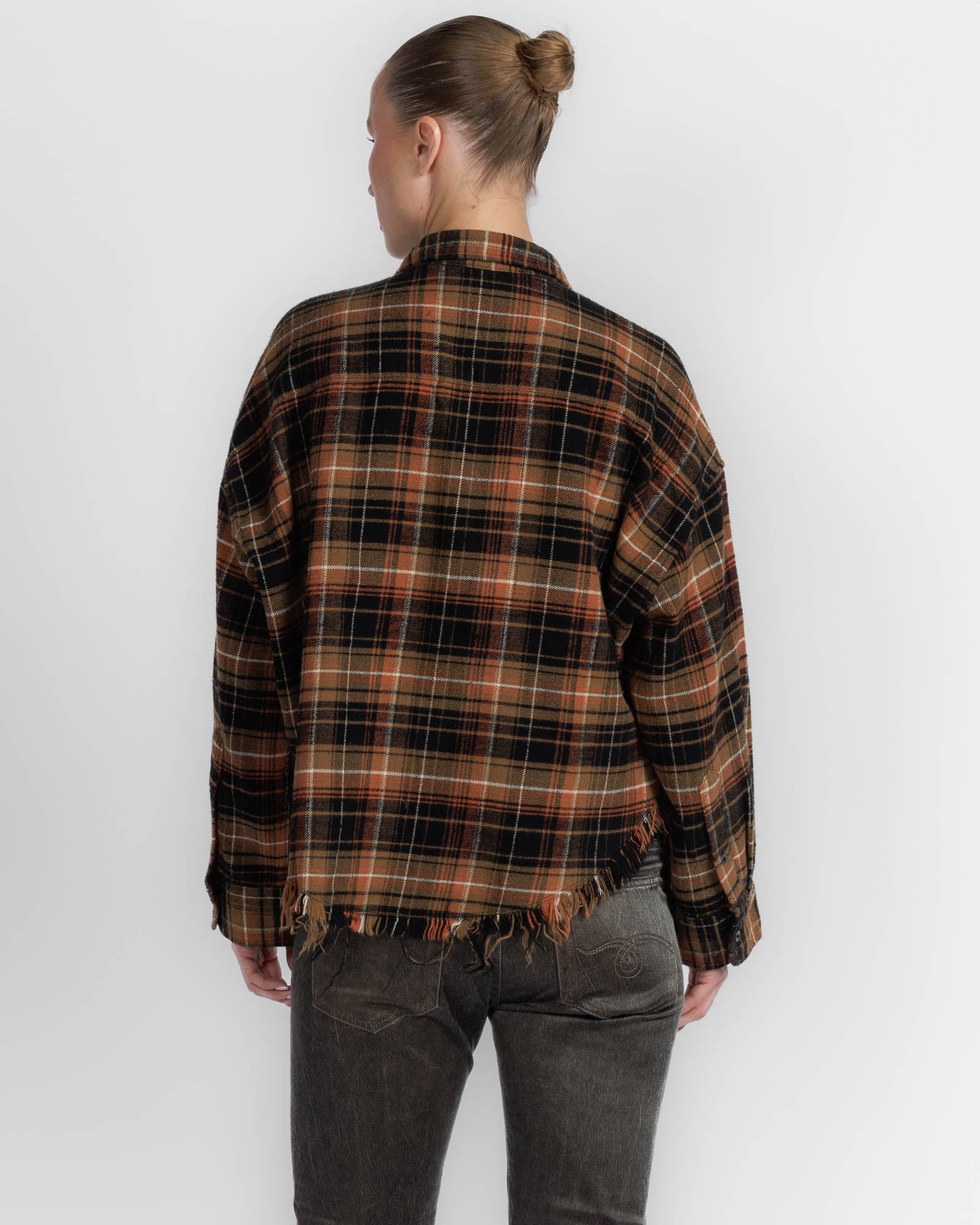 Drop Neck Crop Shirt