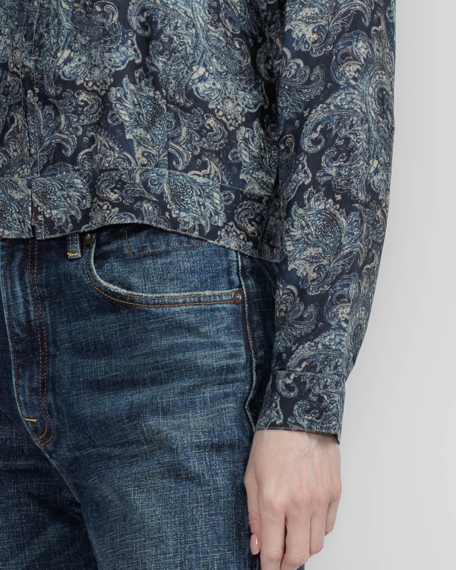 Cropped Shrunken Zip Up